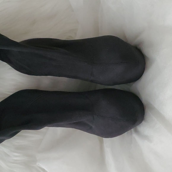 Platform Wedge Thigh High Boots - Picture 7 of 14